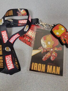 Funko Pop Iron Man Lanyard with Keychain